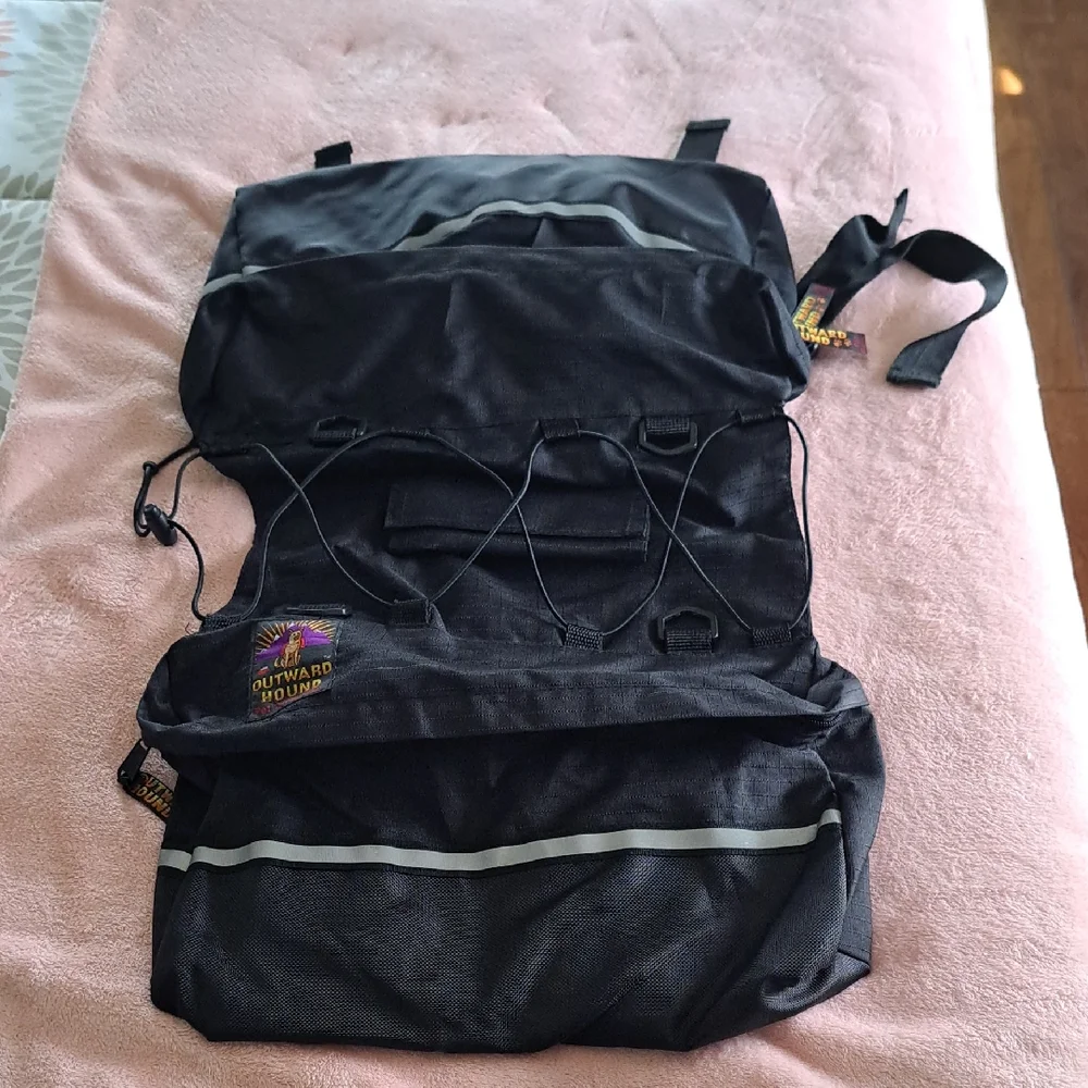 Outward Hound Black Backpack